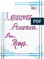 Consumer Awareness and Right