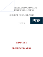 Core 2: Problem Solving and Python Programming Subject Code: 18Bcs14C