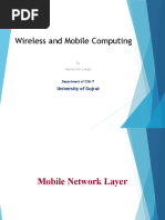 Wireless and Mobile Computing: University of Gujrat