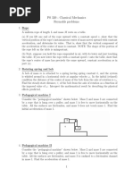 PS 320 - Classical Mechanics Reynolds Problems