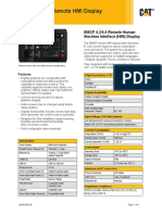 EMCP 4.3/4.4 Remote Human Machine Interface (HMI) Display