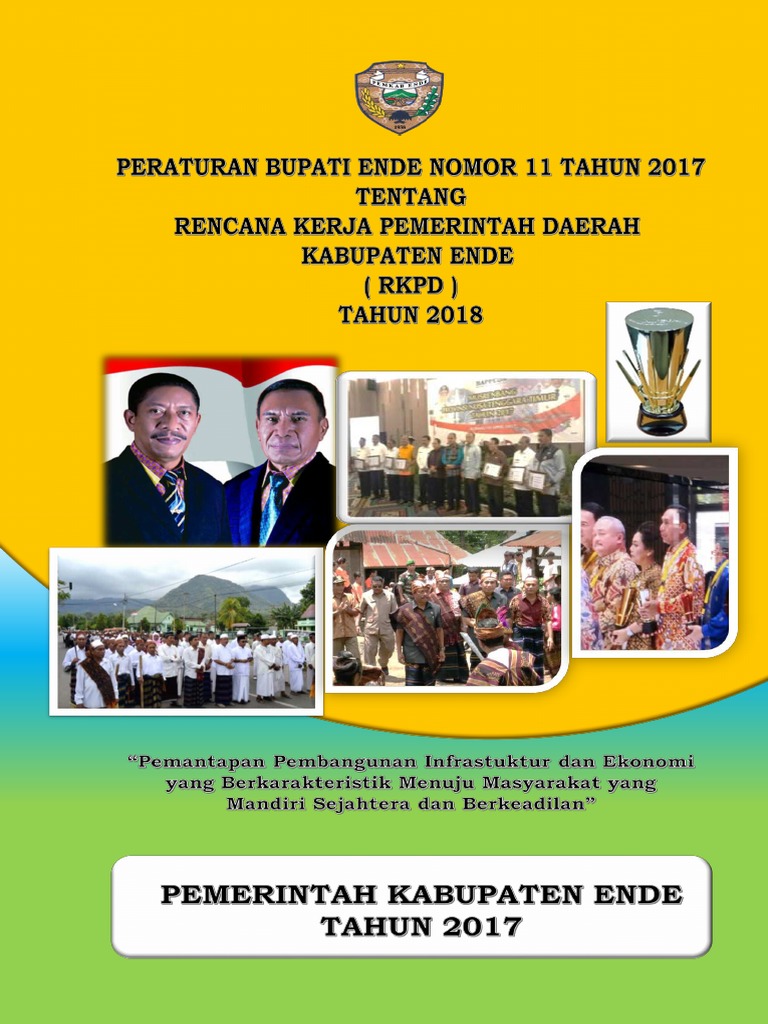 RKPD Kabupaten Ende 2018: Infrastruktur Ekonomi | PDF