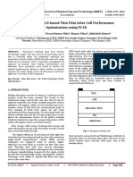 High Efficient CIGS Based Thin Film Solar Cell Performance Optimization Using PC1D