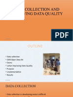 DATA COLLECTION AND IMPROVING DATA QUALITY