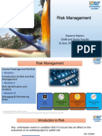 Risk Management: Suparna Kapoor, DGM and Senior Faculty B.Tech, PGDM, PMP, CPTD