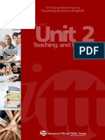 Unit 2: Teaching and Learning