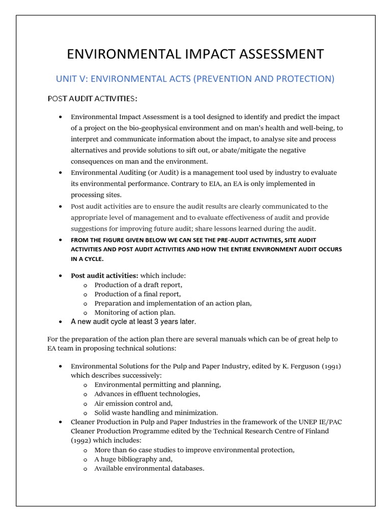 Environmental Impact Assessment Overview | PDF | Environmental Impact ...