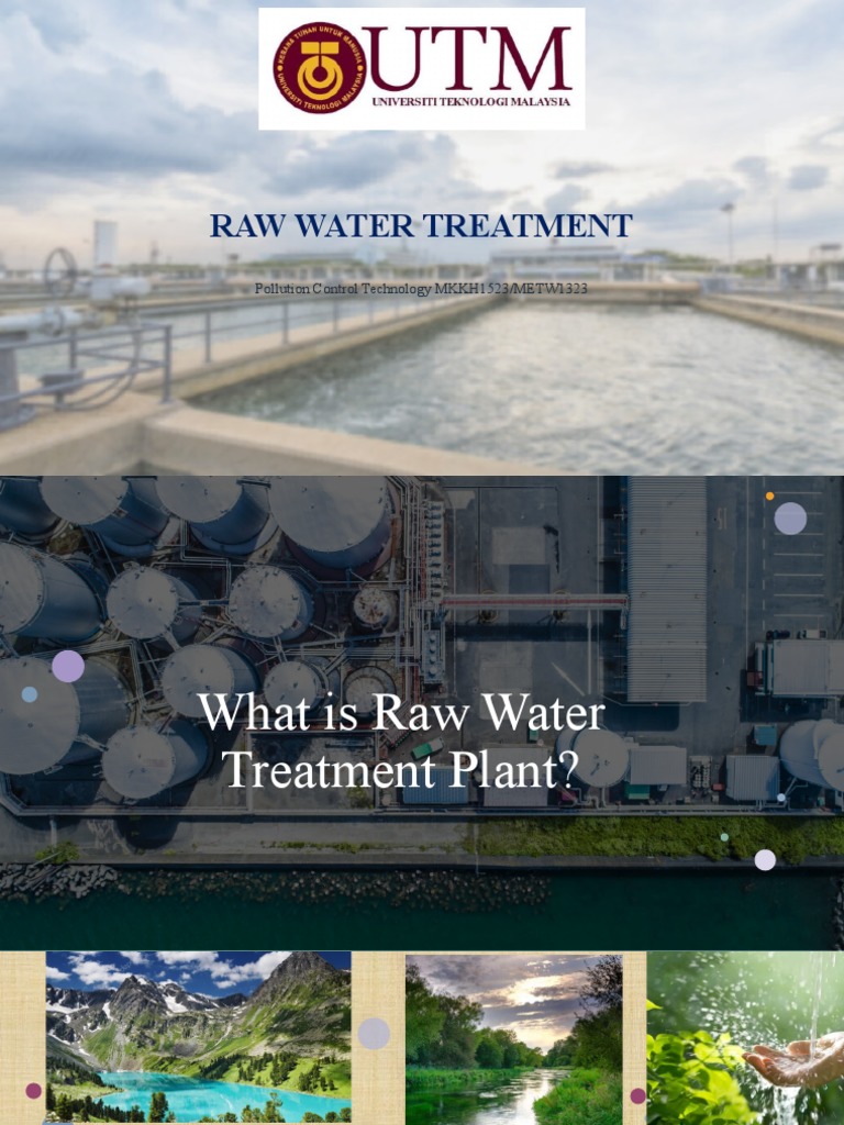 What Is Raw Water Treatment Plant PDF