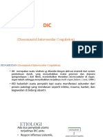 Disseminated Intravascular Coagulation)
