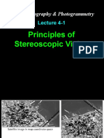 Lecture 4-1 - Principles of Stereoscopic Vision