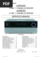 Download 47167240 Harman Kardon Service Manual for AVR 430 and AVR 630 Receivers by David Derting SN55456206 doc pdf