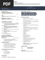 CV of Moeen Khan (Software Engineer)