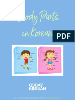 Body Parts in Korean: Learn Korean Using A Fun and Easy Method at