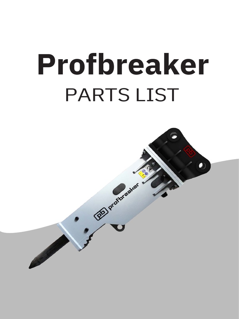Profbreaker: Parts List | PDF | Screw | Valve