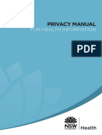 Privacy Manual: For Health Information