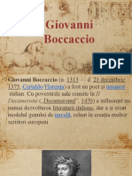 Boccaccio Decameronul.