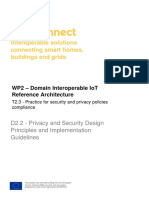 WP2 D2.2 Privacy and Security Design Principles and Implementation Guidelines DraftVersion