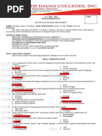 A.Y. 2020 - 2021 Exit Examination