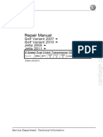 6-Speed Dual Clutch Transmission 02E Repair Manual (D3E80020F58) 