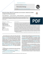 Detection Dogs Allow For Systematic Non-Invasive Collection of DNA Samples From Eurasian Lynx