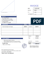 Service Invoice Jublee Ins