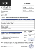 Quotation for Wiring Services | PDF | Technology & Engineering