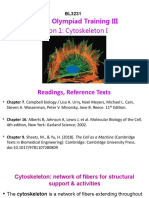 Biology Olympiad Training III: Lesson 1: Cytoskeleton I