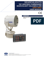 TEF 2650/2655 COMMANDER Searchlight Halogen & Hri User Manual