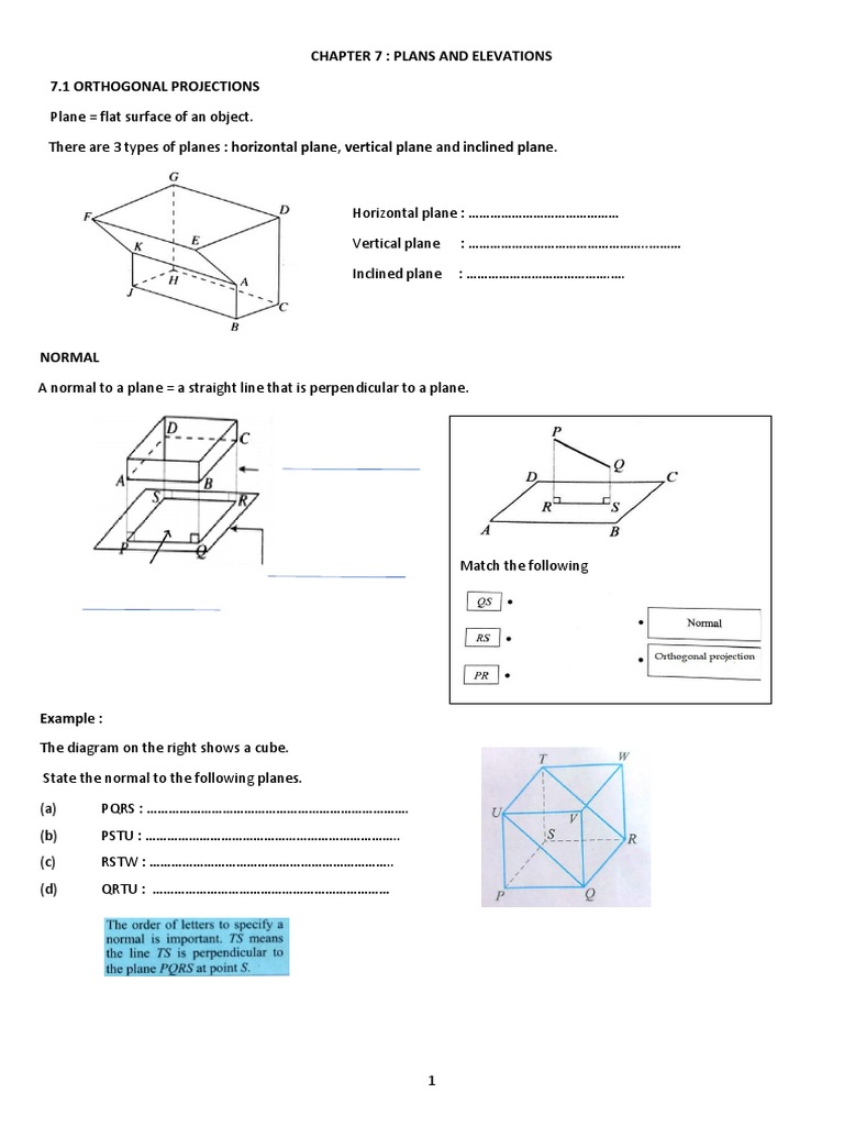 Form 3 Plans and Elevations Guide | PDF | Elementary Geometry | Mathematics