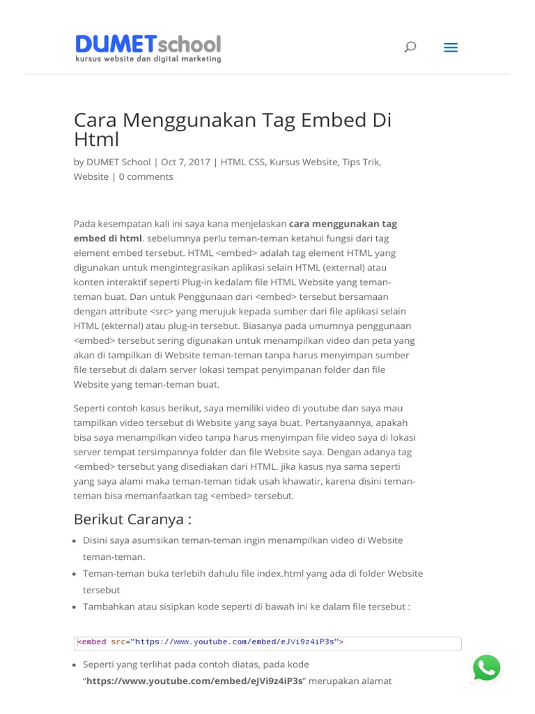 Cara Menggunakan Tag di HTML | PDF | Karier & Perkembangan | Bisnis