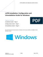 NVPN Installation Configuration Uninstallation Guide For Windows v1.1