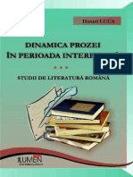 2009 Luca Daniel Dinamica Prozei - Extras Din Volum