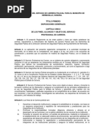 Reglamento Del Servicio de Carrera Policial para El Municipio de Hermosillo Sonora