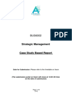 Strategic Management: Date For Submission: Please Refer To The Timetable On Ilearn