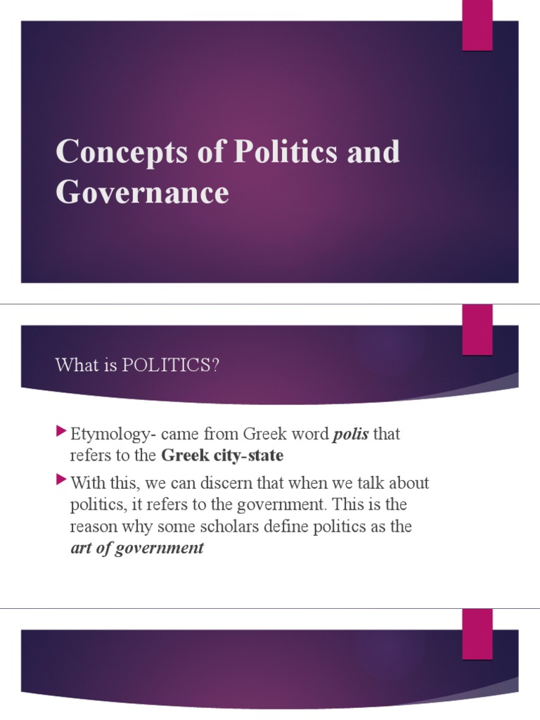Understanding Politics and Governance Concepts | PDF | Political ...
