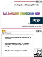 Southern Asia Ports, Logistics and Shipping 2006 India: Central Warehousing Corporation Central Warehousing Corporation