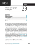 Electrocardiograph Filtering Lab: Chapter Outline