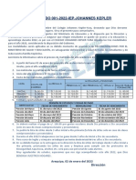 Comunicado 001-2022JK