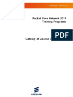 Packet Core Network 2017 Training Programs. Catalog of Course Descriptions