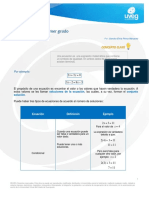 Ecuaciones de Primer Grado: Por Ejemplo