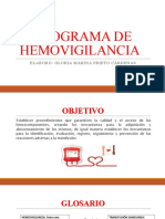 Programa de Hemovigilancia PPP