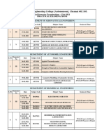 Updated 2019-2020 Second Semester Exam Timetable | PDF | Academia