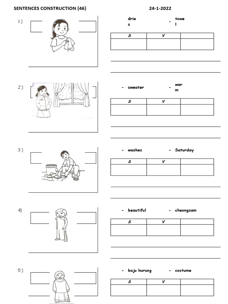 Sentences Construction (46) 2412022 PDF Underwater Diving Clothing