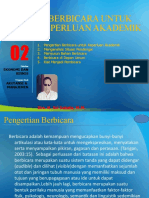 Powerpoint Berbicara Untuk Keperluan Akademik