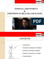Emotional Adjustment & Emotions in Health and Ilness