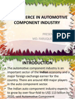 E - Commerce in Automotive Component Industry