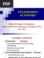 Engineering Economic: Bhesh R Kanel, Coordinator