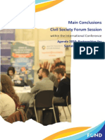 Civil Society Forum Report - FOND Romania - Final