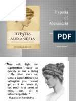 Hypatia History o Math