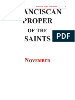 Franciscan Proper of the Saints - Concise Title for Franciscan Calendar